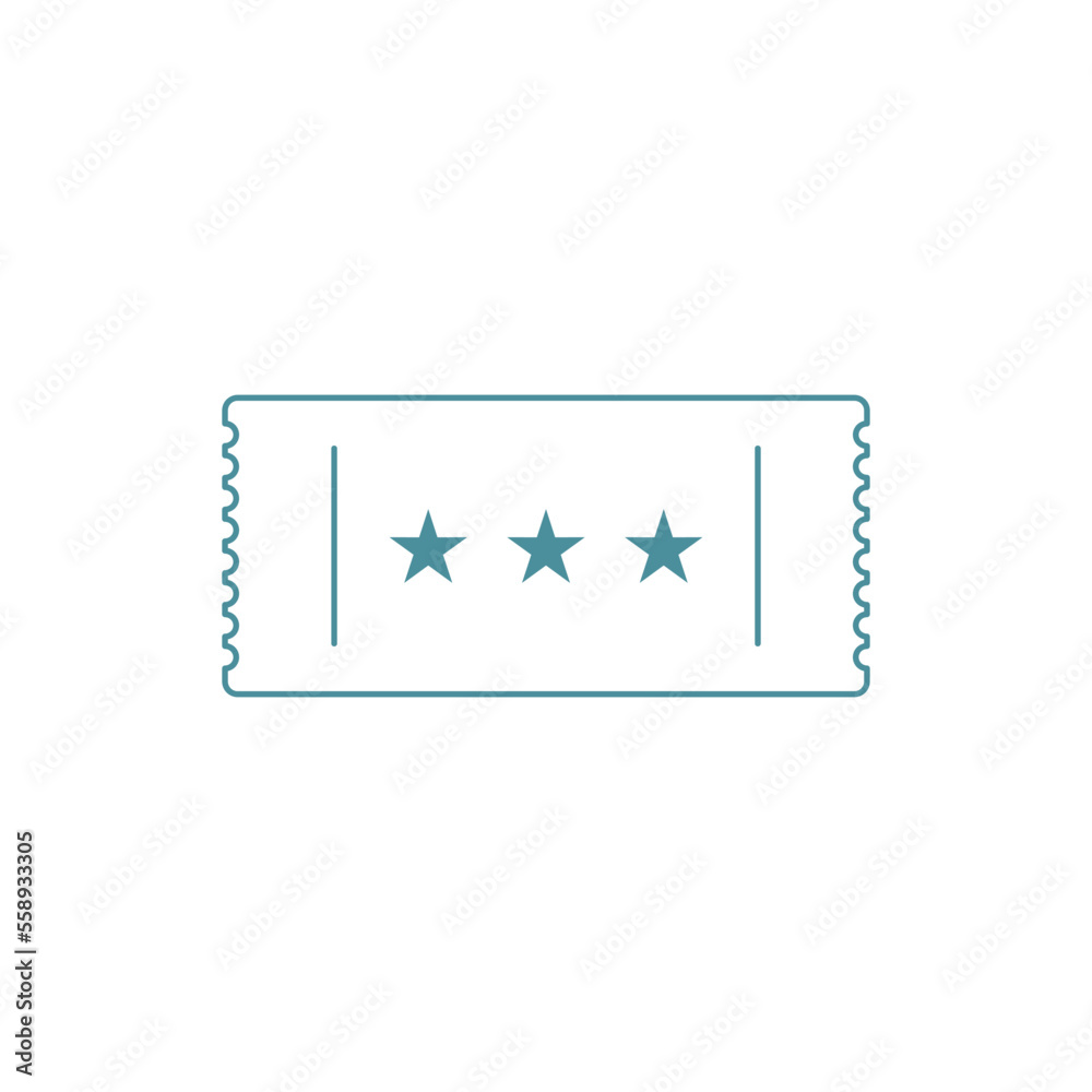 Ticket Icon Vector Illustration Logo Template Ticket Icon Vector Illustration Logo Template