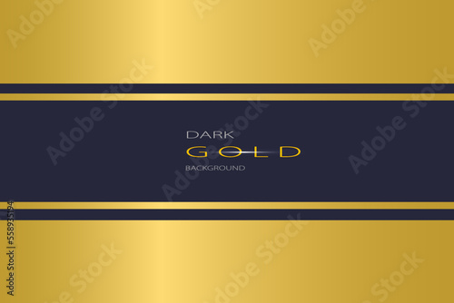 Luxury black and gold