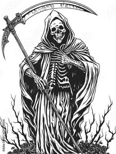 the reaper skull and crossbones