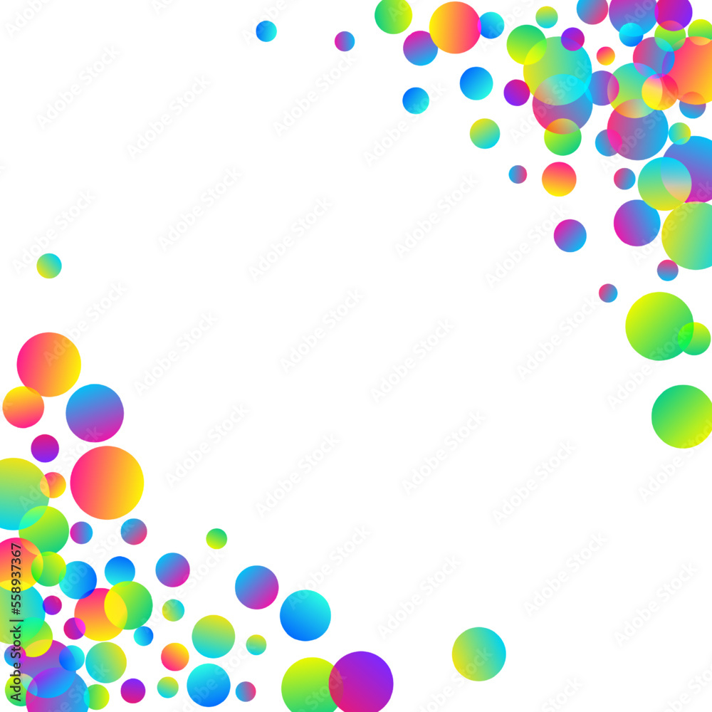 Glamour flying confetti decoration vector background. Rainbow round particles birthday decor. Cracker poppers party confetti. Prize event decor illustration. Random pieces. Glamour flying confetti decoration vector background. Rainbow round particles birthday decor. Cracker poppers party confetti. Prize event decor illustration. Random pieces.