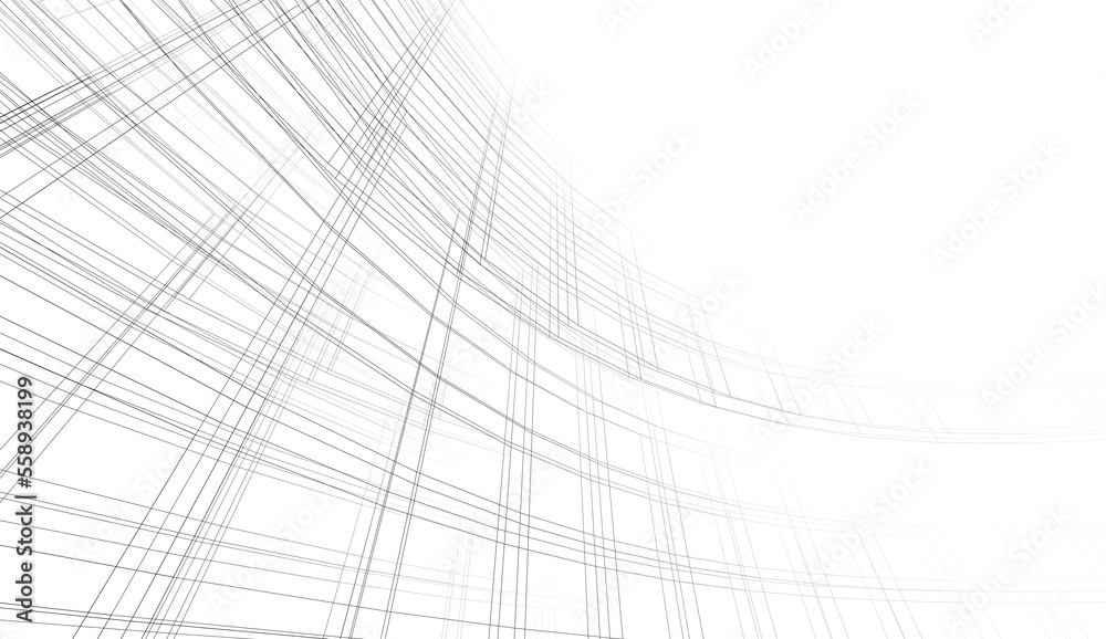 Abstract architectural design 3d illustration Abstract architectural design 3d illustration