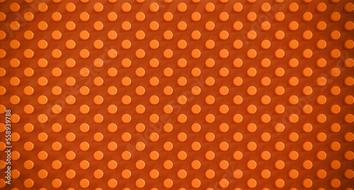 circle pattern Arranged on orange background, used for graphics design.