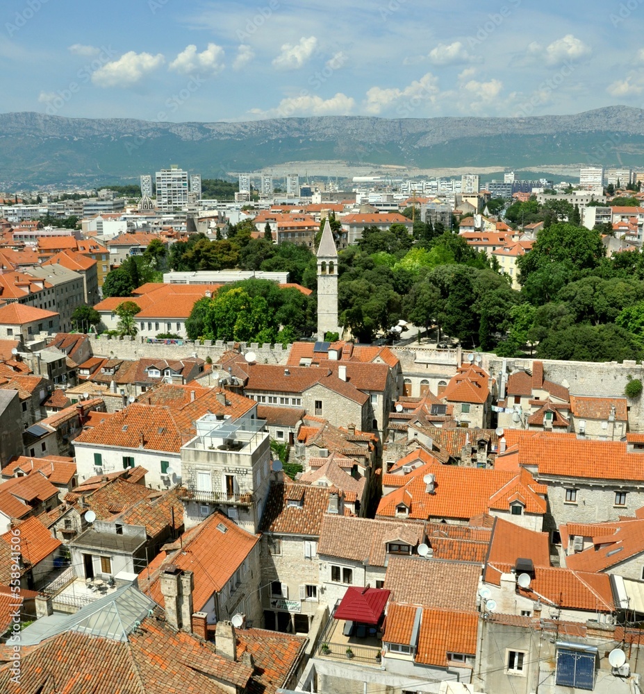 Split Croatia panorama.