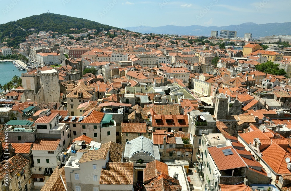 Split Croatia panorama.