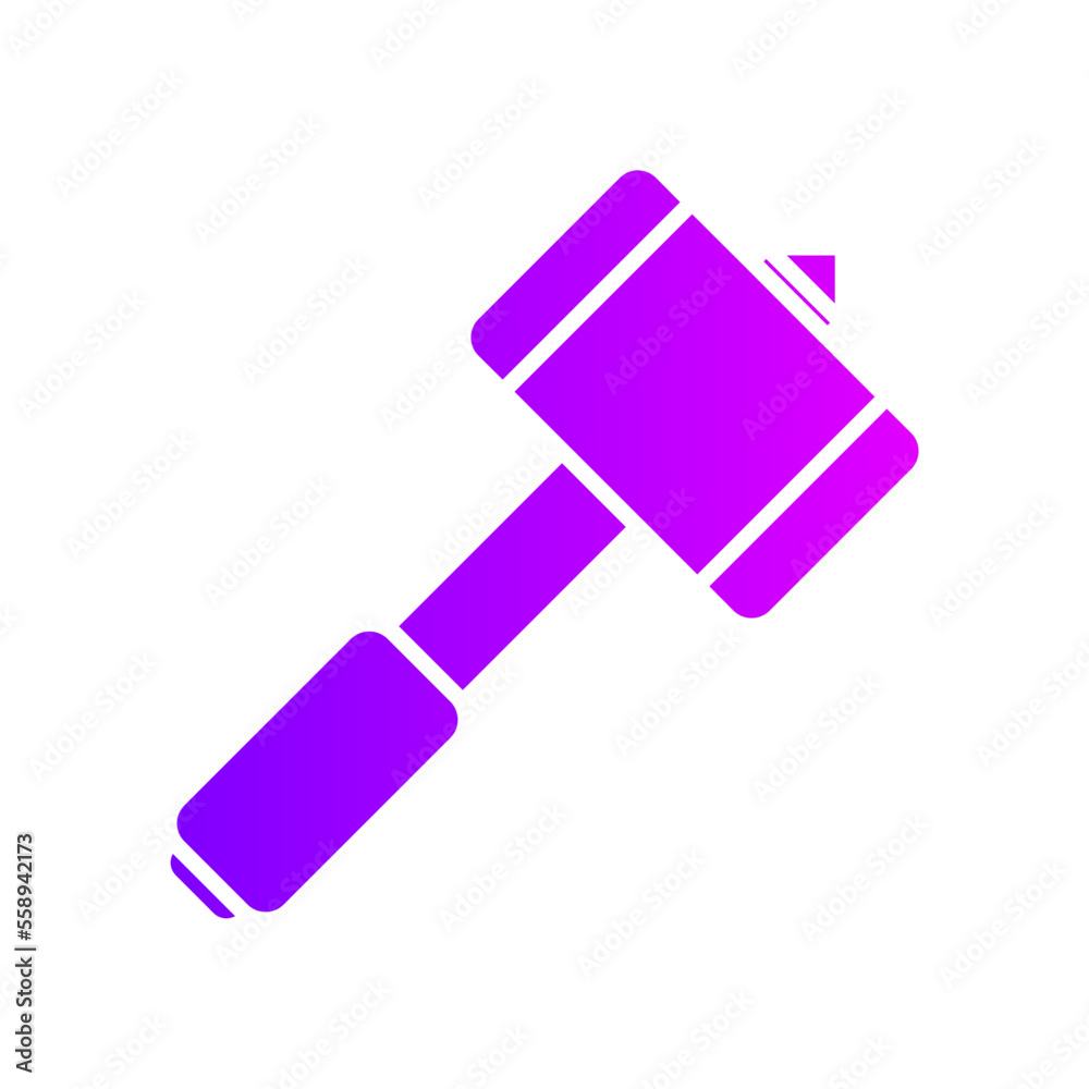 hammer gradient icon hammer gradient icon