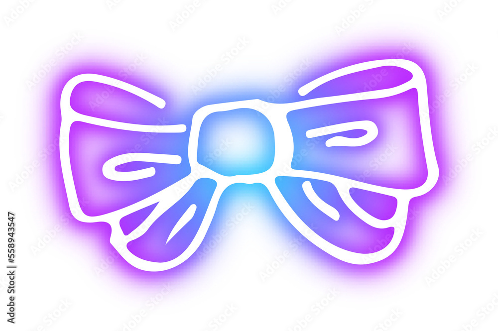 Fototapeta premium Collection of Ribbon bow