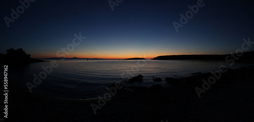 Sunset on the beach (ID: 558947162)