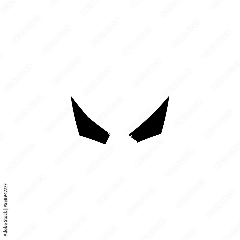 Devil horn icon. Simple style Merry Christmas poster background symbol. brand logo design element. Devil horn t-shirt printing. Vector for sticker. Devil horn icon. Simple style Merry Christmas poster background symbol. brand logo design element. Devil horn t-shirt printing. Vector for sticker.