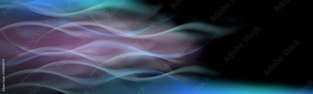 Obraz premium Colorful digital waves decorative illustration vector background