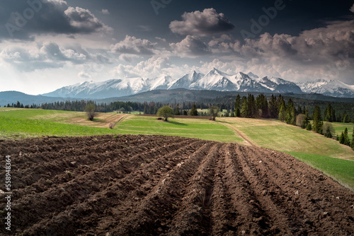 Fototapeta góra tatry krajobraz