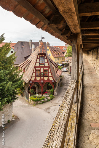Rothenburg ob der Tauber - Historical Franconia in Bavaria, Germany.