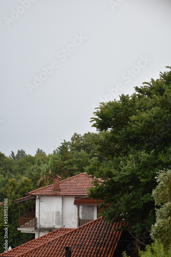 house in the mountains