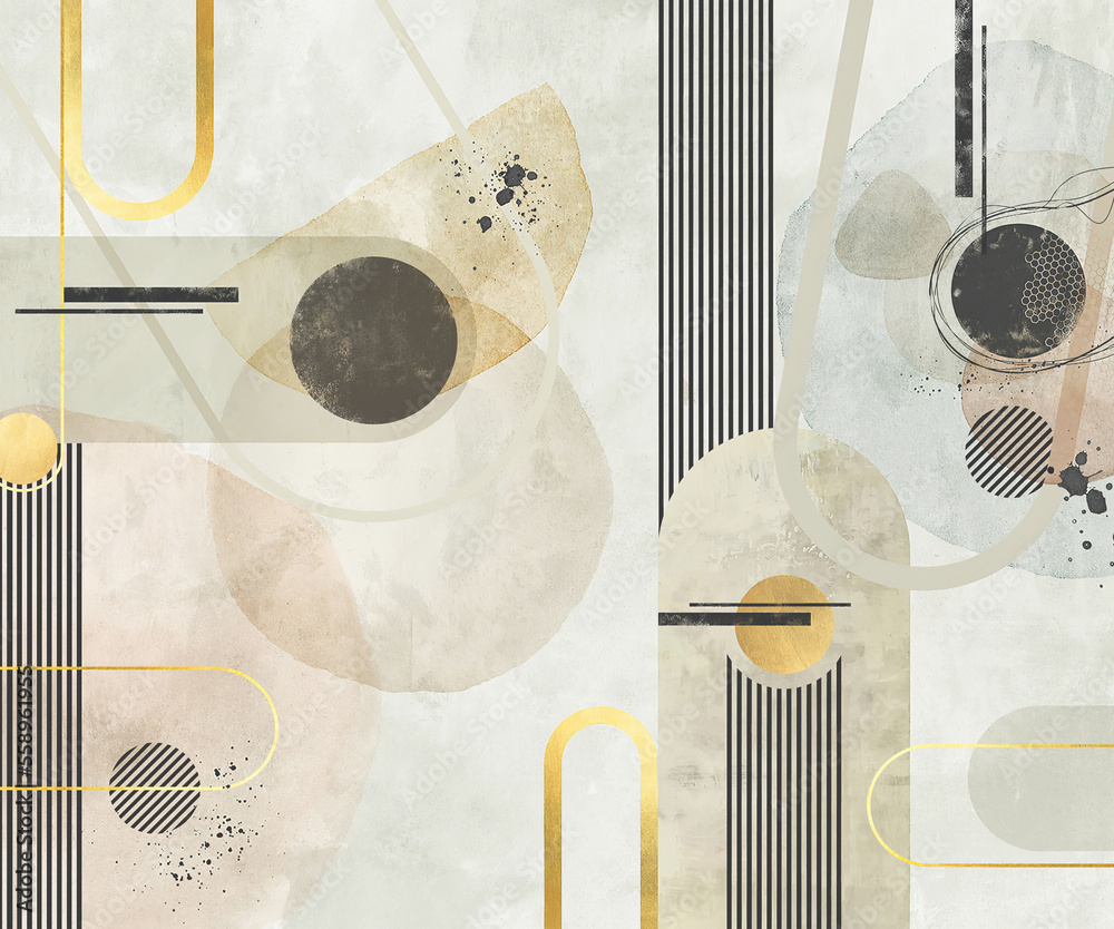 custom made wallpaper toronto digitalgeometric abstraction wallpaper for interior