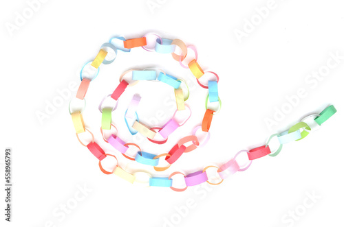 Spiral paper chains