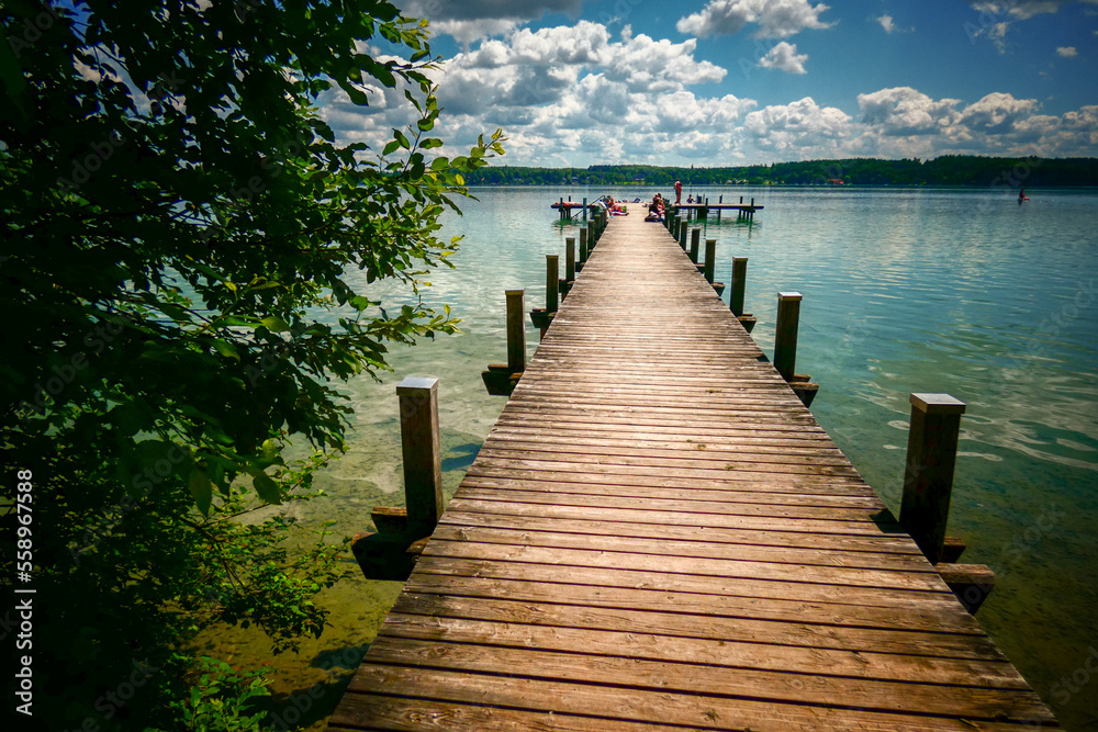 Naklejka premium Impressions from Wörthsee, Upper Bavaria, Germany