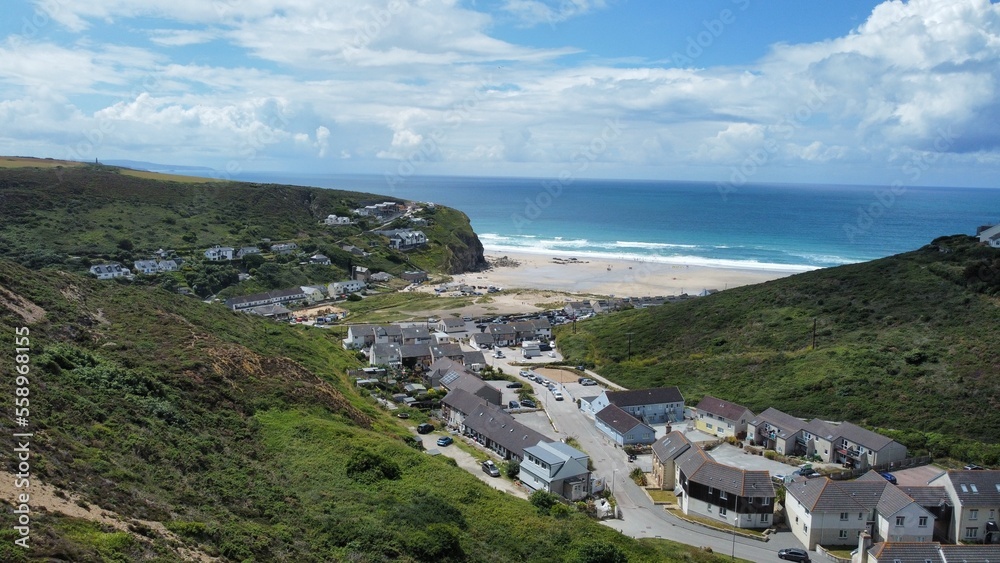Porthtowan Beach View, Cornwall Porthtowan Beach View, Cornwall