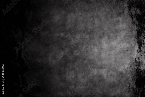 overlay old texture in black and gray, concrete, background, wallpaper, with lots of copy space, generative ai