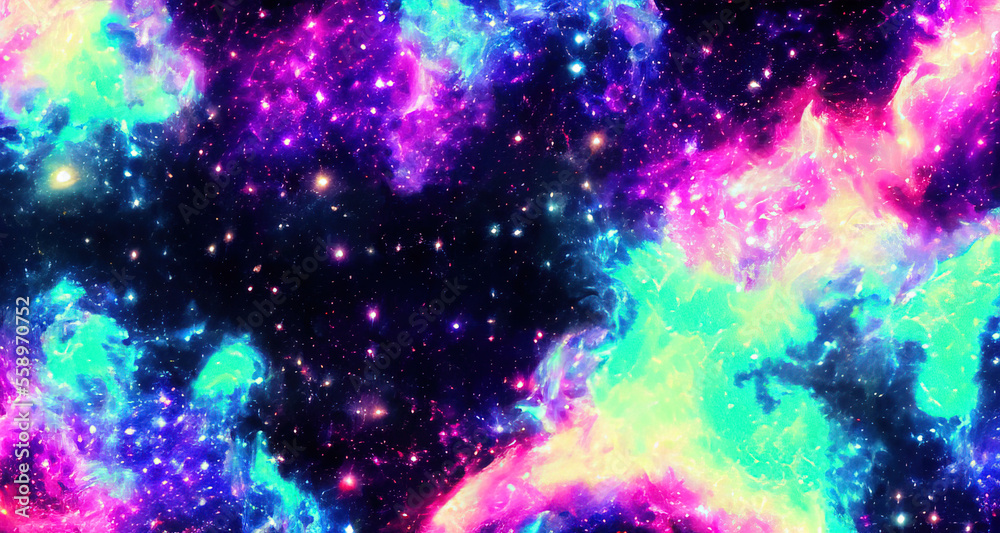 glitter neon color galaxy background glitter neon color galaxy background