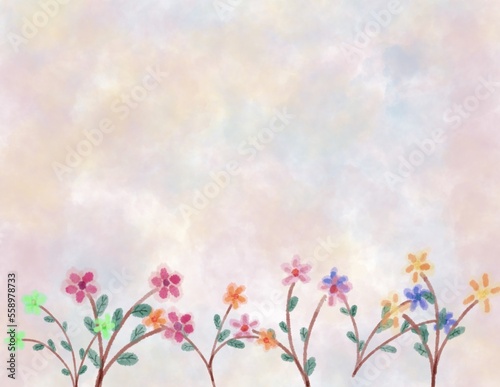 spring flowers background
