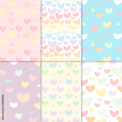 seamless hearts pattern 