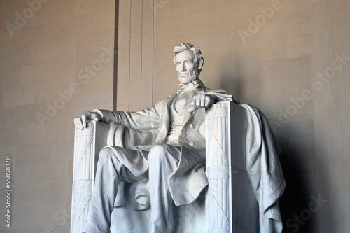Fotografie Lincoln Memorial in Washington DC taken on Memorial Day in 2013 while Barrack Obama was President of the United States