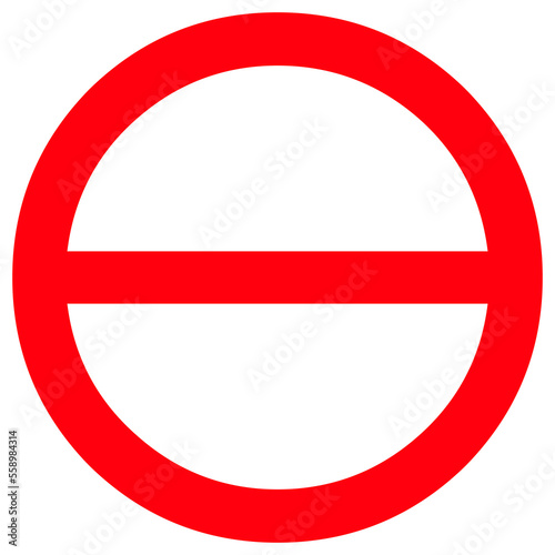 Free Download Prohibited Forbidden Symbol on Transparent Background - GFXLoad