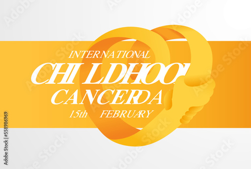 International Childhood Cancer day. ICCD raise awareness, support for children and adolescents with cancer