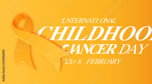 International Childhood Cancer day. ICCD raise awareness, support for children and adolescents with cancer