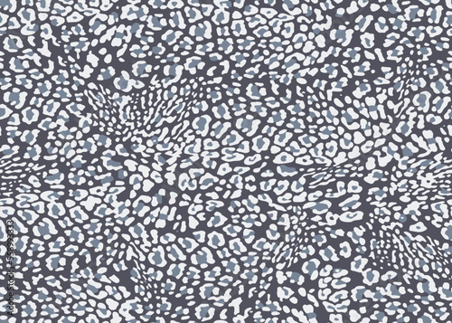 Full seamless leopard cheetah texture animal skin pattern. Textile fabric print. Suitable for fashion use. Vector illustration.