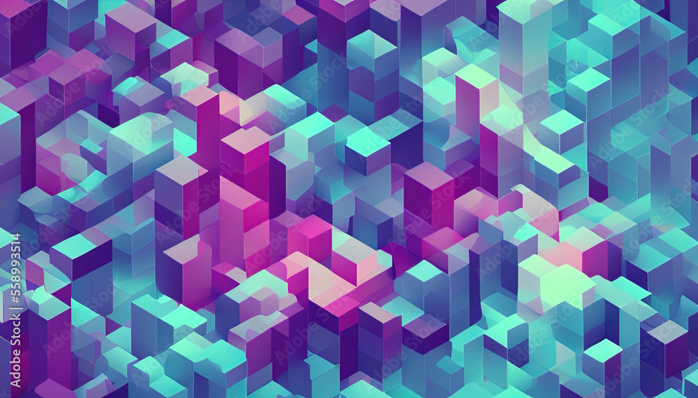 gradient color abstract cube background gradient color abstract cube background