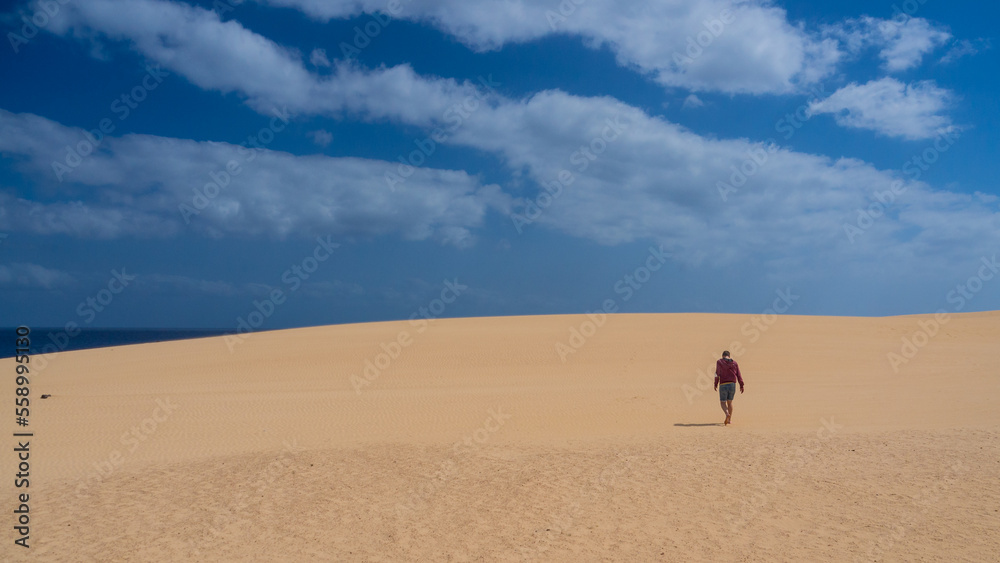 Obraz premium Wüstenwanderung4