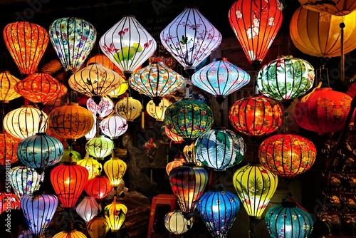 Lampiony, Hoi An, Wietnam, Azja © Agata