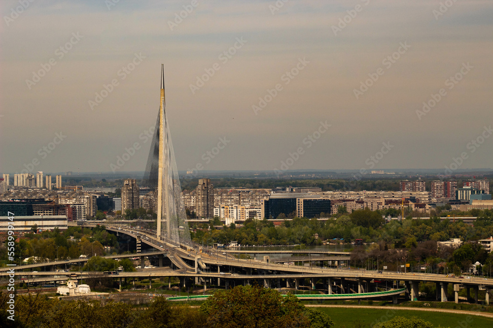 Fototapeta premium Belgrade landscape