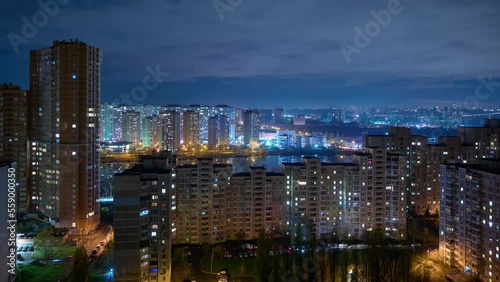 blackout in the city of Kyiv Ukraine 