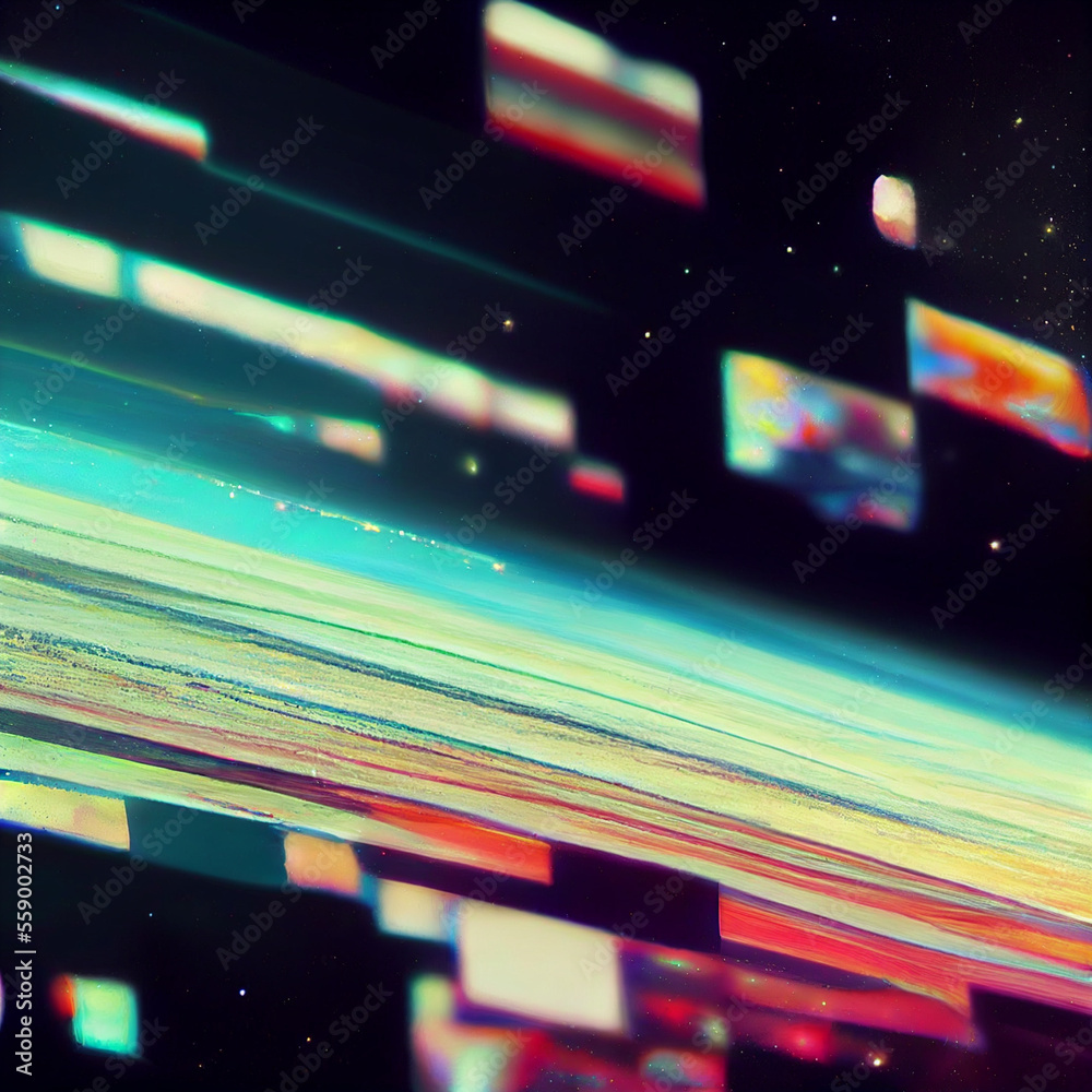 Premium Photo  Glitch background universe abstract glitchy space video  wallpaper 4k