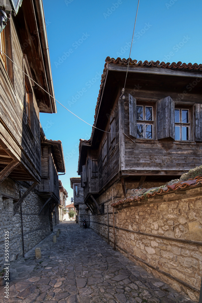 Nessebar street Bulgaria