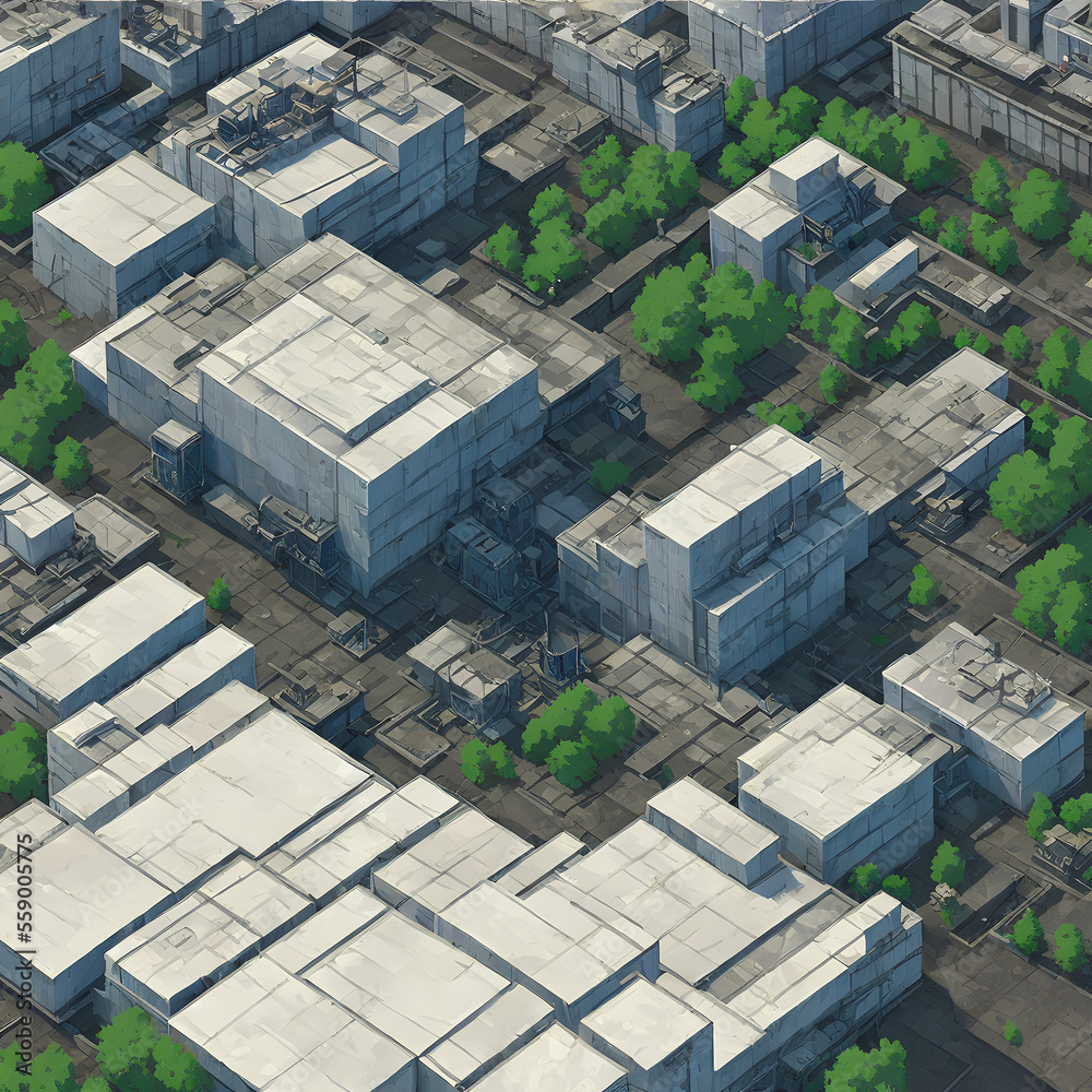 Abandoned Ghost City 01- Background for Level Design, RPG and Indie ...