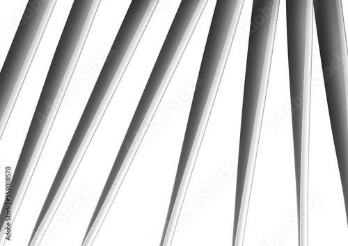 Abstract black and white background with lines. Architecture theme