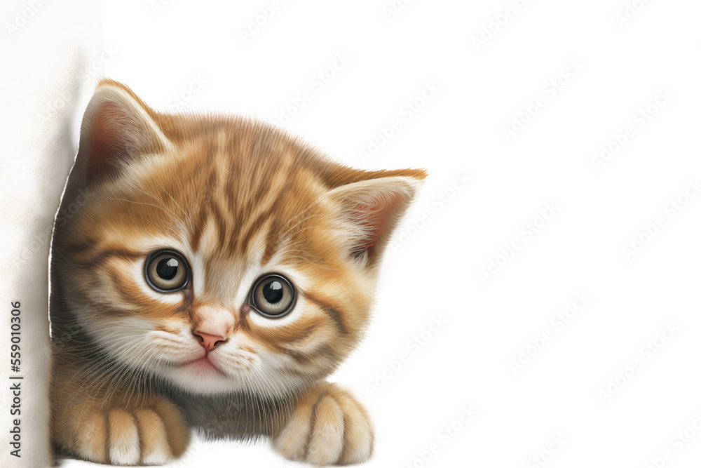 Obraz premium An Adorable Guide to Raising and Loving Your Orange Kitten