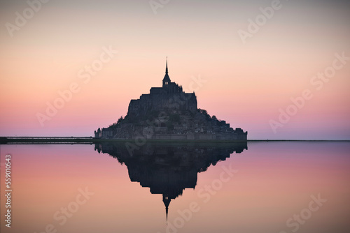 Mont Saint Michel   Sunset