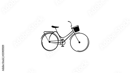 old bicycle silhouette