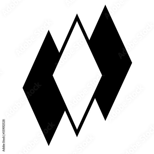 Retro Design Elements Atomic Shape