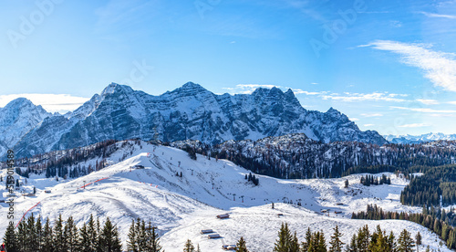 Lofer ski resort in winter, Austria © Flaviu Boerescu