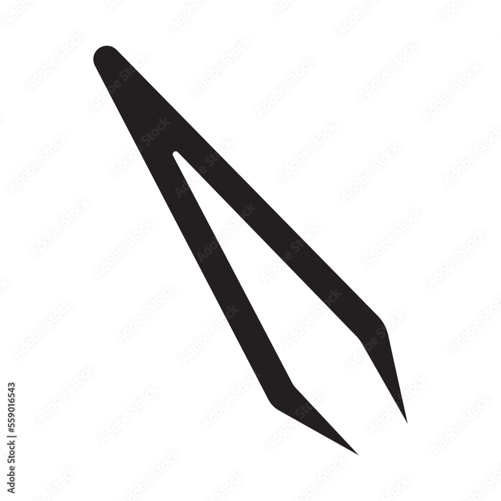 tweezers icon logo vector design template tweezers icon logo vector design template