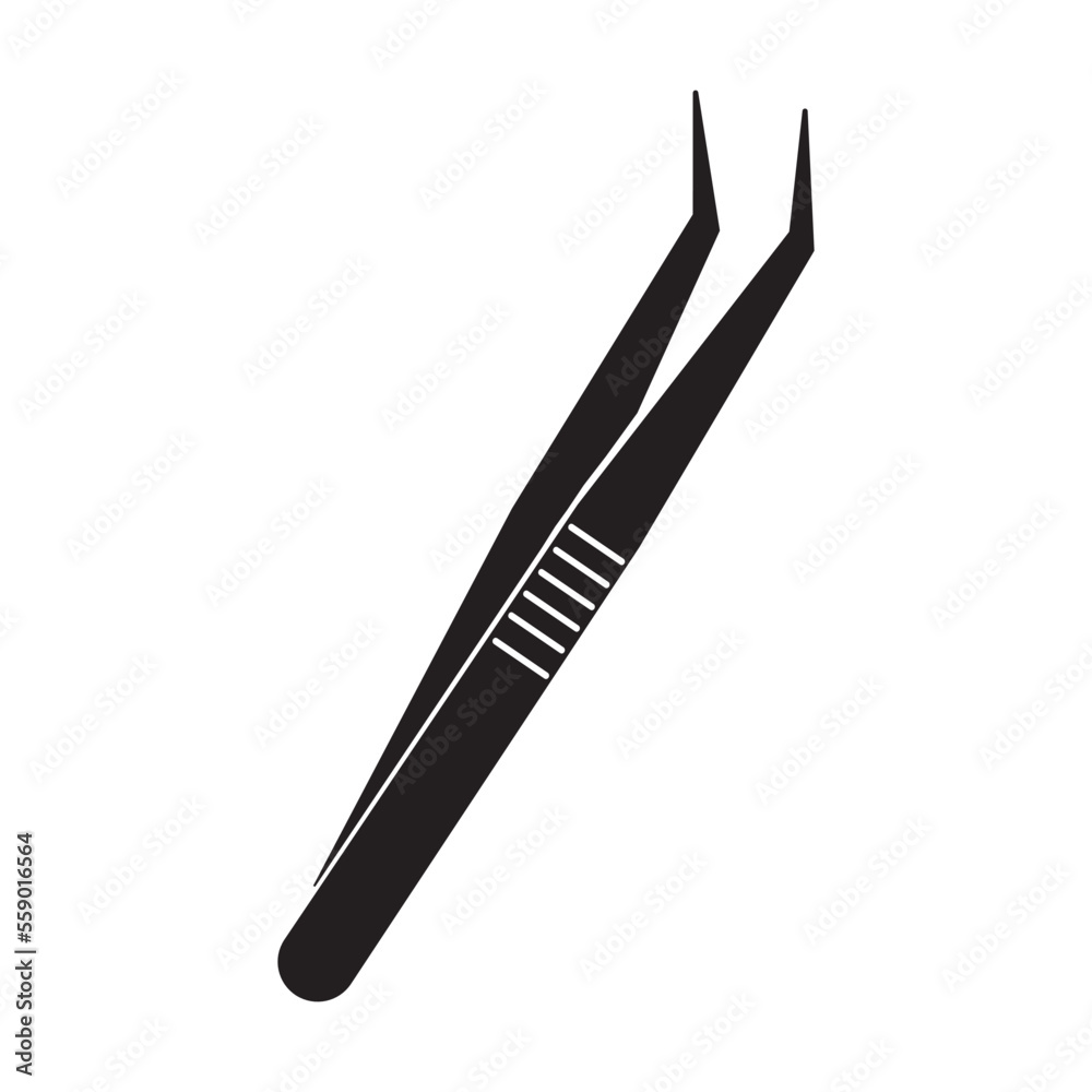 tweezers icon logo vector design template tweezers icon logo vector design template