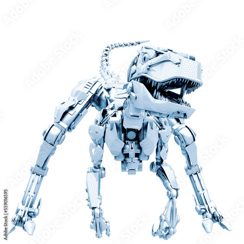 velociraptor robot attack © DM7