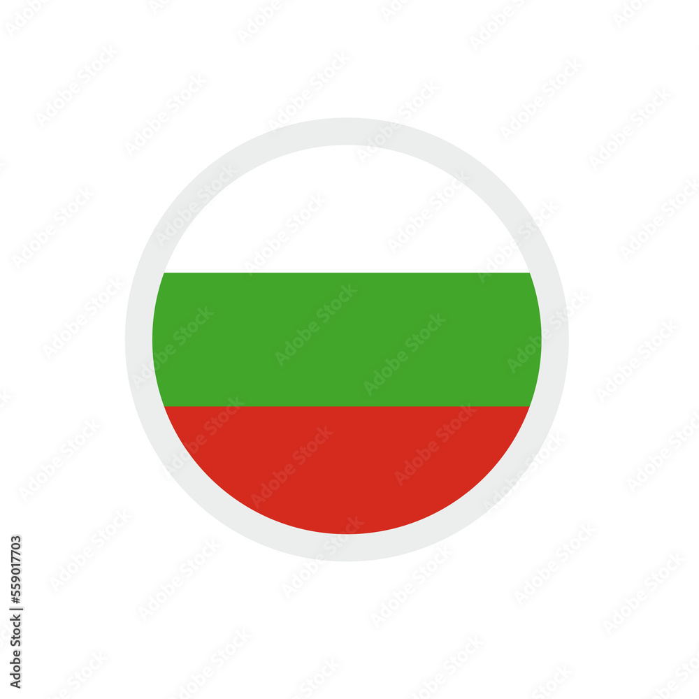 National flag of Bulgaria, round icon, png National flag of Bulgaria, round icon, png