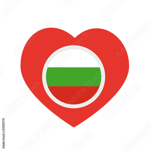 National flag of Bulgaria, round icon, heart icon , png Free Download National flag of Bulgaria, round icon, heart icon , png - GFXLoad