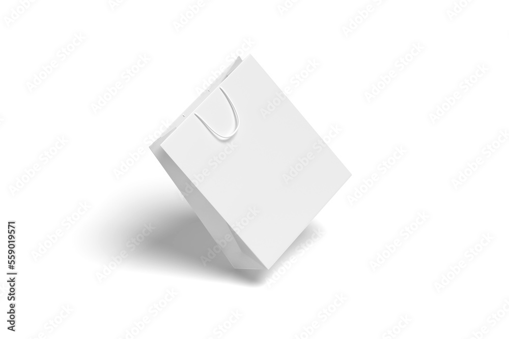 white shoping Bag isolated mockup white shoping Bag isolated mockup