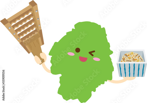 しもつかれと鬼おろしを持つ栃木県　キャラクター